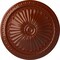 Ekena Millwork Alexa Ceiling Medallion (Fits Canopies up to 3"), Hand-Painted Firebrick, 15"OD x 1 3/4"P CM14AXFIF - alternate 1